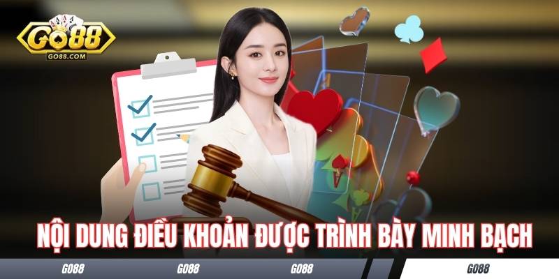 Miễn Trừ Trách Nhiệm GO88 - Điều Khoản Quan Trọng 2026 2 Nội dung điều khoản được trình bày minh bạch